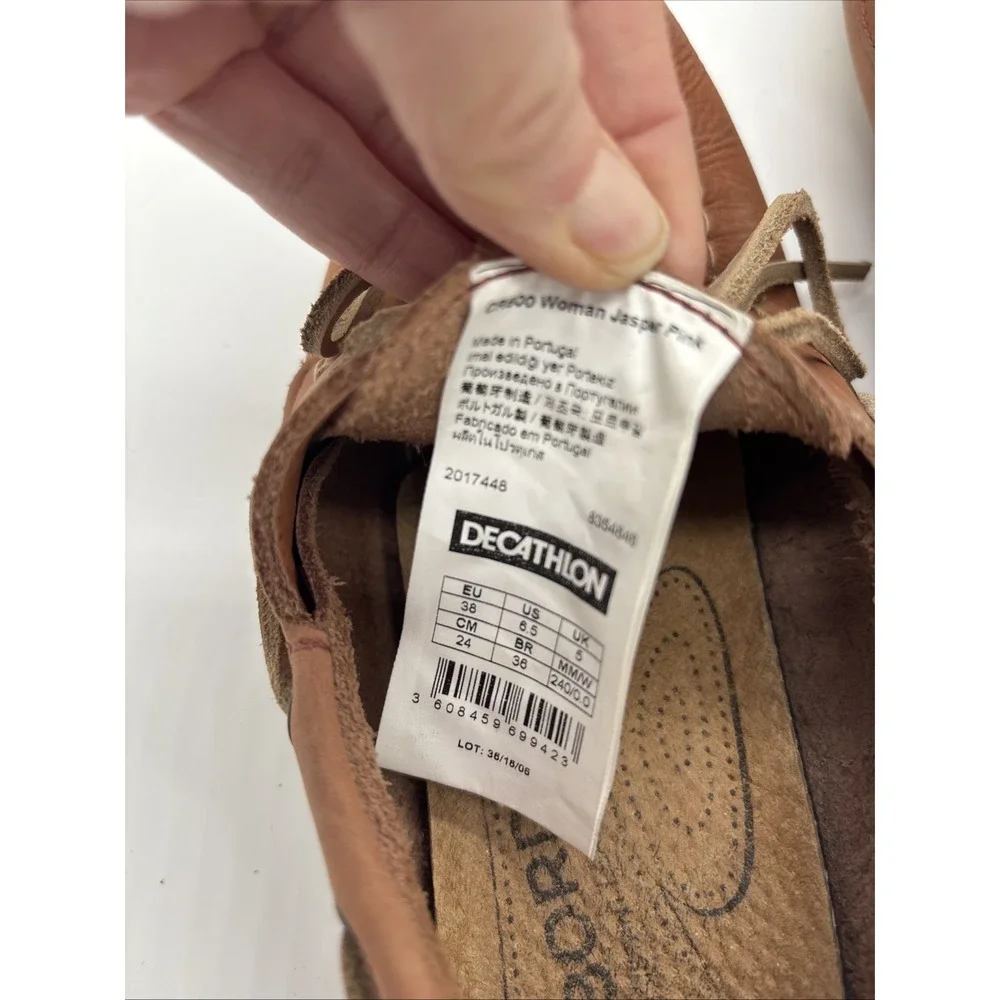 Tribord‎ Women's Brown Leather Boat Shoes Size 6.5 Made In Portugal
